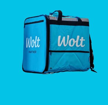 restoran avadanlıgı: Wolt çantası (yeni) İşlenmeyıb pakofkada yenı azadliq metrosundan