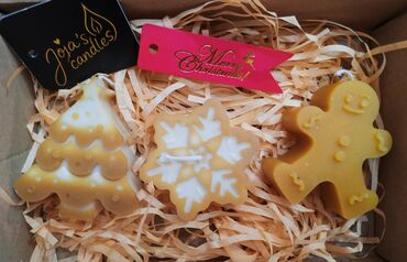 Sveće i svećnjaci: Set sveća, bоја - Šareno, Novo — 2