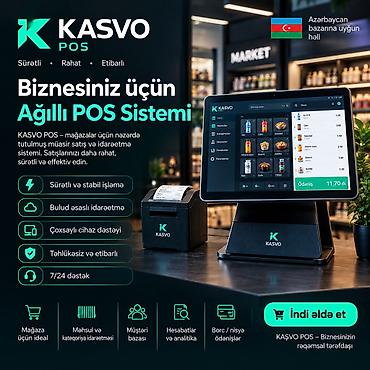 KASVO POS – Mağazalar üçün Peşəkar POS Sistemi Mağazanızı daha rahat