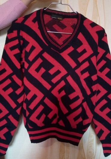 qadin geyimleri 2018: Женский свитер M (EU 38), цвет - Красный