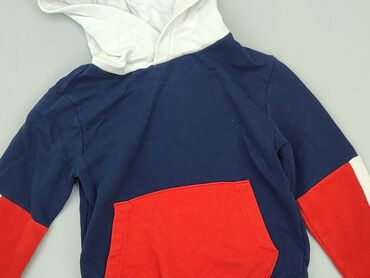 beżowy krótki sweterek: Sweatshirt, H&M, 8 years, 122-128 cm, condition - Good