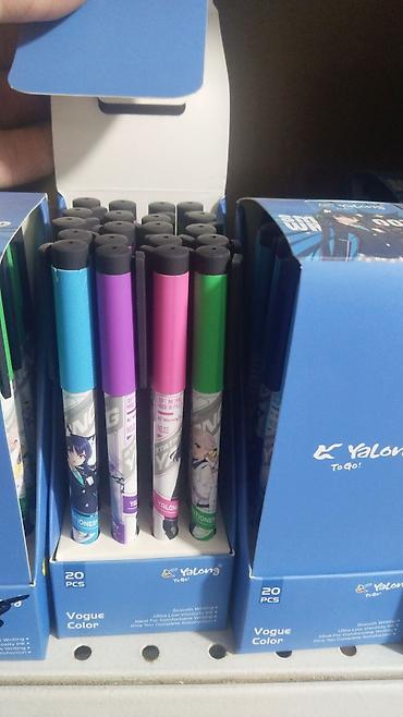 Канцтовары: Стеряемые гелевые ручки и наборы фломастеров Yalong - Фломастеры — 9