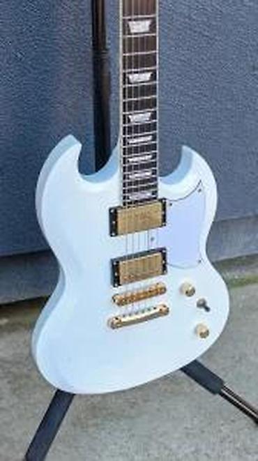 Gitare: HARLEY BENTON DC-CUSTOM II WHITE ELEKTRIČNA GITARA | — 6