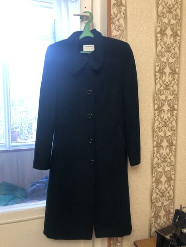 Пальто: Пальто демесезонное р 44-46 темно зеленное пр воСША Кашемировое