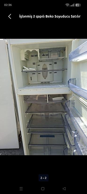 soyducu ev ucun: İşlənmiş 2 qapılı Stinol Soyuducu Satılır, rəng - Qırmızı, Dispenserli — 9