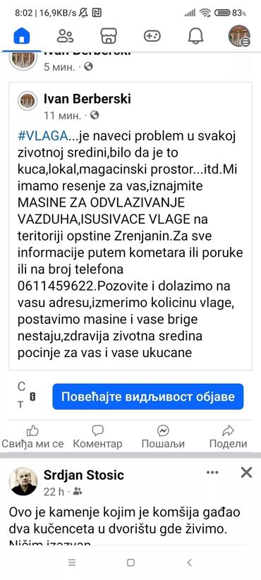 Građevinarstvo i rekonstrukcija: Usluga: Iznajmljivanje građevinskih mašina i opreme + tretmani protiv — 1