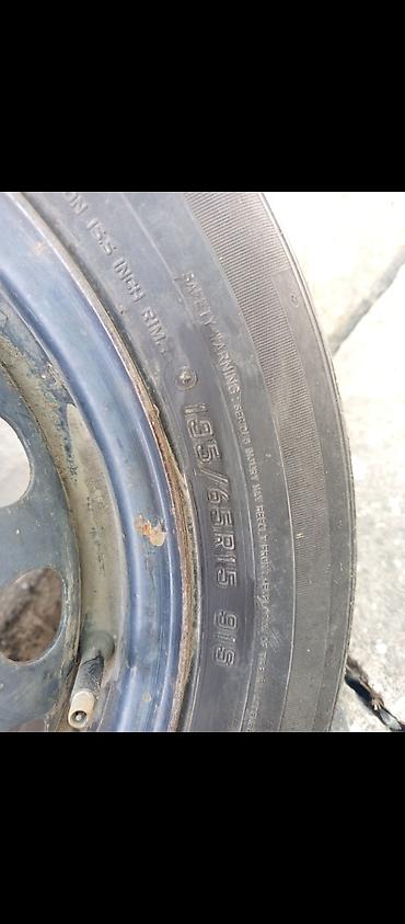 r20 bmw: Колеса в сборе 195 / 65 / R 15, Лето, Б/у, Запаска, Легковые, Железные, отверстий - 4 — 2