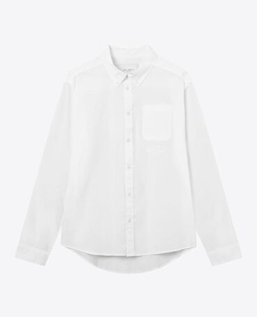 рубашка атлас: Рубашка M (EU 38), L (EU 40), цвет - Белый