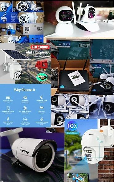 Rasveta: Kamera.Video nadzor 4kam.10mpx WIFI P2P PTZ SOLARNE HARDDISK. AKCIJA — 2