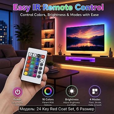 pasdel desti: RGB LED lent dəsti – 5 metr / 16.4 ft (196.83 inch) Xüsusiyyətlər: - — 5