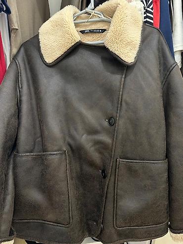 bomber kurtka: Dəri kurtka, Zara, S — 1