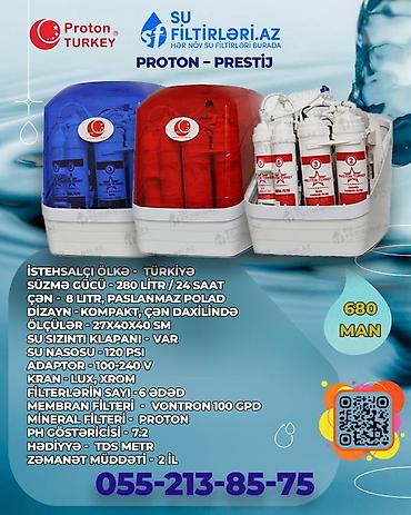 ortimax su filteri: Məişət su filtrləri. Türkiyənin Praton markası. Çatdırılma və — 7