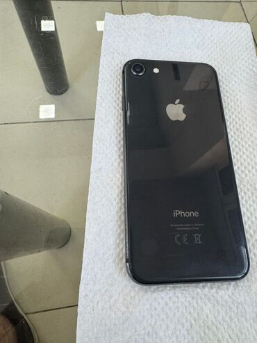 apple iphone x: IPhone 8, 64 GB, Space Gray, Barmaq izi, Face ID