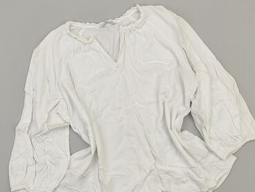 reserved białe bluzki z falbanką: Blouse, XL (EU 42), condition - Good