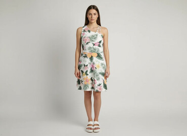 zara sukienka z bufiastymi rękawami: Women`s dress, size S