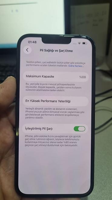 iphone ekran səkilləri: IPhone 13, 128 GB, Midnight, Face ID — 1