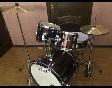 студийные микрофоны: Акустическая ударная установка Pearl. Серия Roadshow Kit Состояние