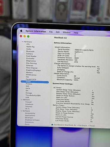 air 2020: Для программирования, Б/у, Apple M4, ОЗУ, RAM: 16 ГБ, В рассрочку — 4