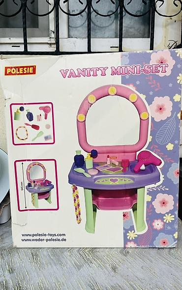 07 oyuncaq: Polesie Vanity Mini-Set – uşaq üçün vizaj və gözəllik masası dəsti - — 2