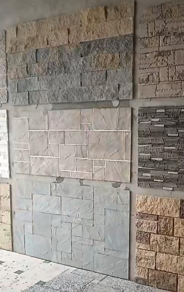 Dekorativ daşlar: Dekorativ fasad və daxili divar daş panelləri - Material: Beton — 19