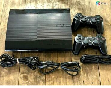 ps3 slim: Продаю идеальную ps3 super slim, прошитая +30топ игр, память 500гиг