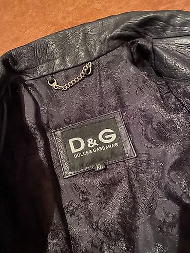 dolce gabanna: Кожаная куртка, Классическая модель, Натуральная кожа, XL — 2