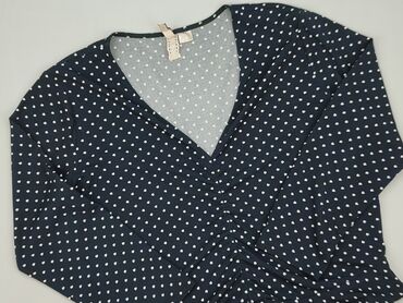 białe obcisła bluzki z długim rękawem: Women's blouse, H&M, XL (EU 42)