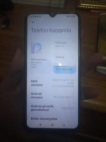 iphone 10 x: Redmi 9A, 32 GB, rəng - Qara, İki sim kartlı — 3