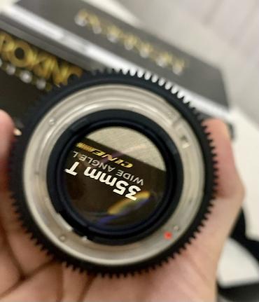 lens nikon: Rokinon (Samyang) 35mm T1.5 Cine lens Nikon üçündür. Yeni kimidir. Əla — 5