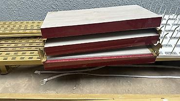 полка для обуви: Mağaza vitrin rəfləri və aksesuarları dəsti - Material: metal karkas — 1