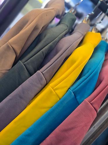 Брючные костюмы: Брючный костюм, Джоггеры, Made in KG, Хлопок, Зима — 8