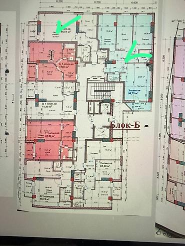 Продажа квартир: 1 комната, 54 м², Элитка, 7 этаж, ПСО (под самоотделку) — 2