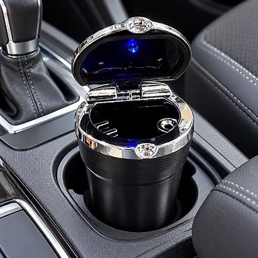 ucuz jeep: Avtomobil üçün LED işıqlı külqabı — qara, gümüşü haşiyəli Avtomobil — 4