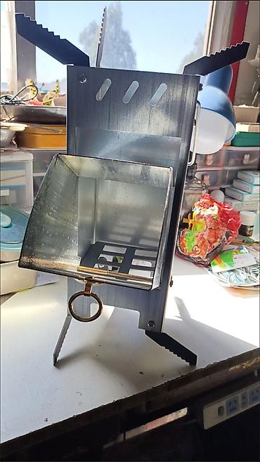кемпи: Портативная печь-ракета (rocket stove) для кемпинга и готовки на — 7