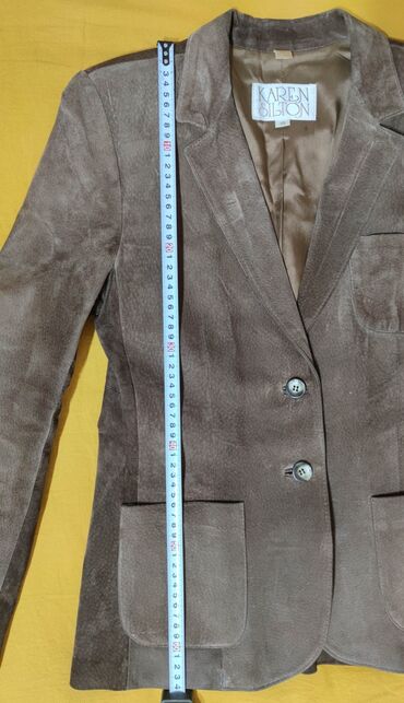 кожа пиджак: Пиджак, Классикалык модель, Табигый булгаары, S (EU 36)