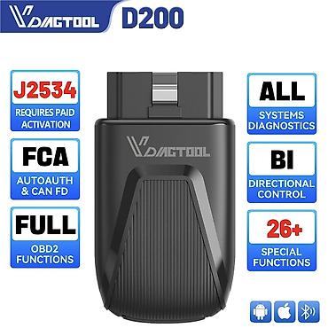 Alati za automobile: Novo - VdiagTool D200 Bluetooth 26 Reset funkcija Bi-Directional — 7