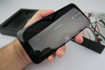 смартфон zte blade a510: ZTE Nubia Red Magic 5G, Б/у, 128 ГБ, цвет - Черный, 2 SIM