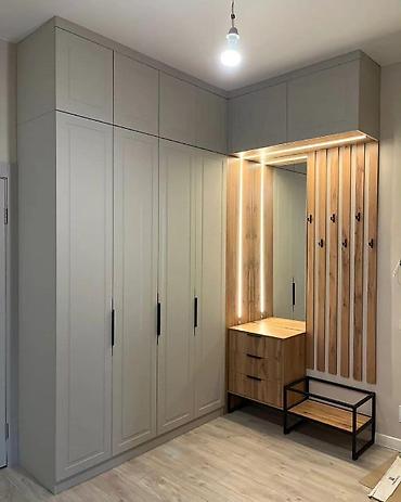 ucuz skaflar: Düz dolab, Dəhliz üçün, Ayaqqabı üçün, Açılan, Korpuslu, 5 qapı — 2