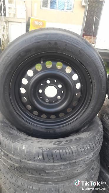i̇kinci el: 185/65/15 ikinci el 4 eded 70 azn . 205/55/16 ikinci el 4 eded 60 azn — 2