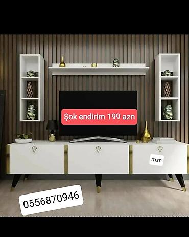 TV altlığı: Yeni, Düz TV altlığı, Polkalı, Laminat, Rusiya — 1