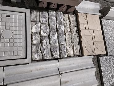 Dekorativ beton/daş panellər və kaldırım plitələri - Müxtəlif naxış