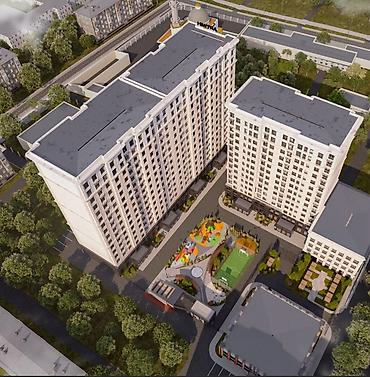 red centr: 3 комнаты, 89 м², Центральная мечеть Элитка, 13 этаж, ПСО (под самоотделку) — 3
