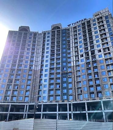 кфартира: 3 комнаты, 126 м², Асанбай мкр Элитка, 17 этаж, ПСО (под самоотделку) — 1