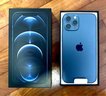 iphone 12 pro case: IPhone 12 Pro Max, 512 GB, Mavi, Face ID, Sənədlərlə