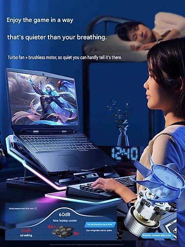 Soyutma sistemləri: M-LID LZ-D13 RGB Gaming Laptop Cooler Yeni. Bağlı qutuda. Çatdırılma — 7