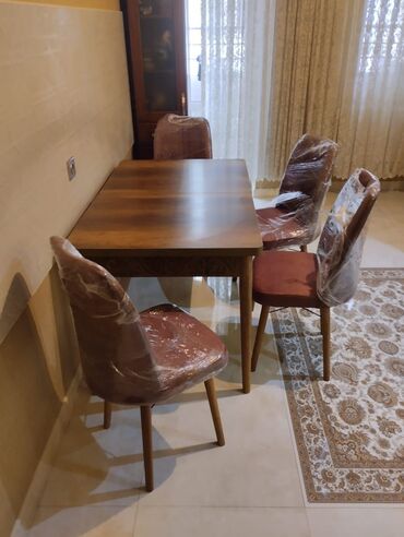 Masa və oturacaq dəstləri: Mətbəx üçün, Yeni, Açılan, Dördbucaq masa, 4 stul -da lalafo.az — 20 Masa və oturacaq dəstləri: Mətbəx üçün, Yeni, Açılan, Dördbucaq masa, 4 stul — 20