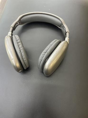 наушники с переводчиком: Bluetooth накладные наушники (серый цвет) (одно ухо не работает) — 2
