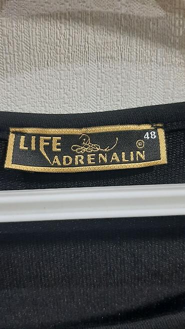kostüm: Qadın bluzası – Life Adrenalin, ölçü 48 - Rəng: qara - Model: geniş — 3