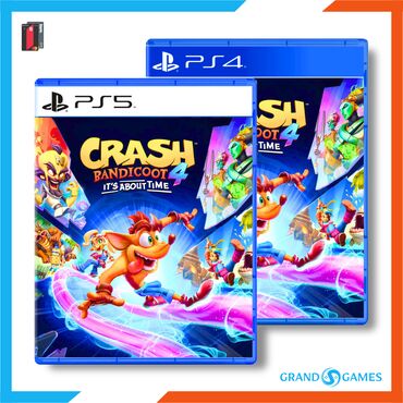 PS5 (Sony PlayStation 5): 🕹️ PlayStation 4/5 üçün Crash Bandicoot 4: It's About Time Oyunu. ⏰