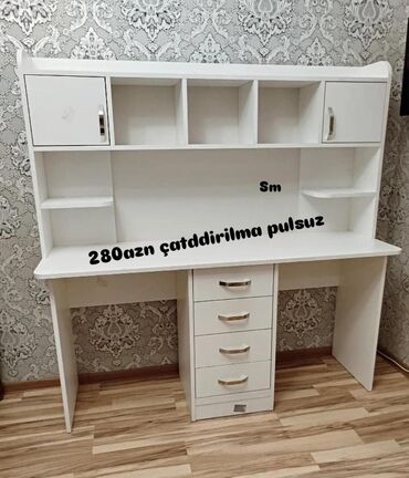 Uşaq masaları: Oğlan və qız üçün, Yeni, Siyirməli, Yazı masası, Stulsuz